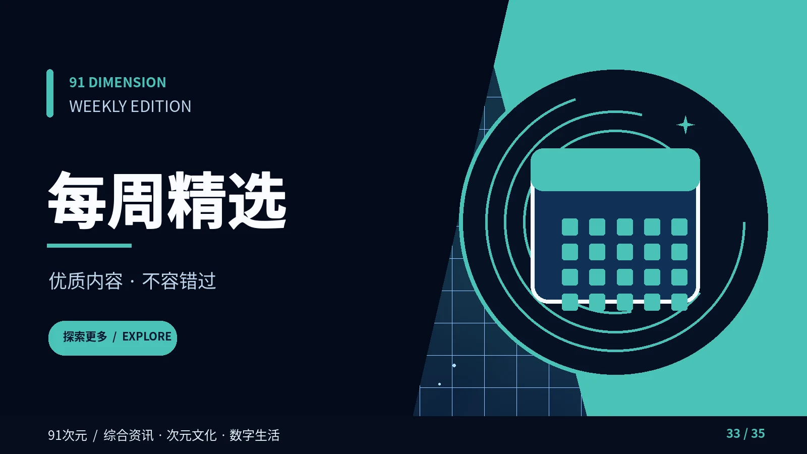 每周精选主题视觉